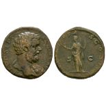 Imperial Coins - Clodius Albinus - Felicitas Sestertius