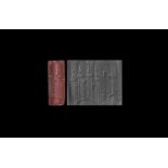 Western Asiatic Cylinder Seal with Architectural Scene