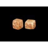 Roman Dice Pair