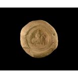 Western Asiatic Sassanian Bulla with Spahbed Official