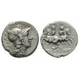 Republican Coins-C Servilius M f-Dioscuri Denarius