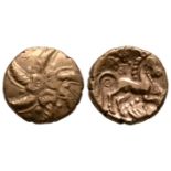 Celtic Coins-Addedomaros-Gold Spiral Stater