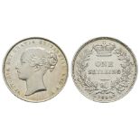 English Milled Coins - Victoria - 1854 - Shilling