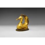 Chinese Han Gilt Bird Figure