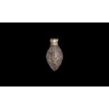 Islamic Gold Pendant with Floral Decoration