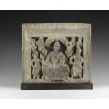 Gandharan Temptation of Buddha Panel