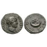 Imperial - Hadrian - Crescent and Stars Denarius