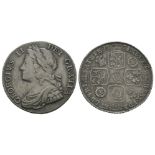 Milled - George II - 1735 - Roses and Plumes Shilling