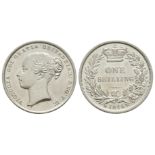 English Milled Coins - Victoria - 1845 - Shilling