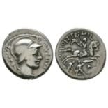 Republican Coins - P Fonteius P f Capito - Denarius