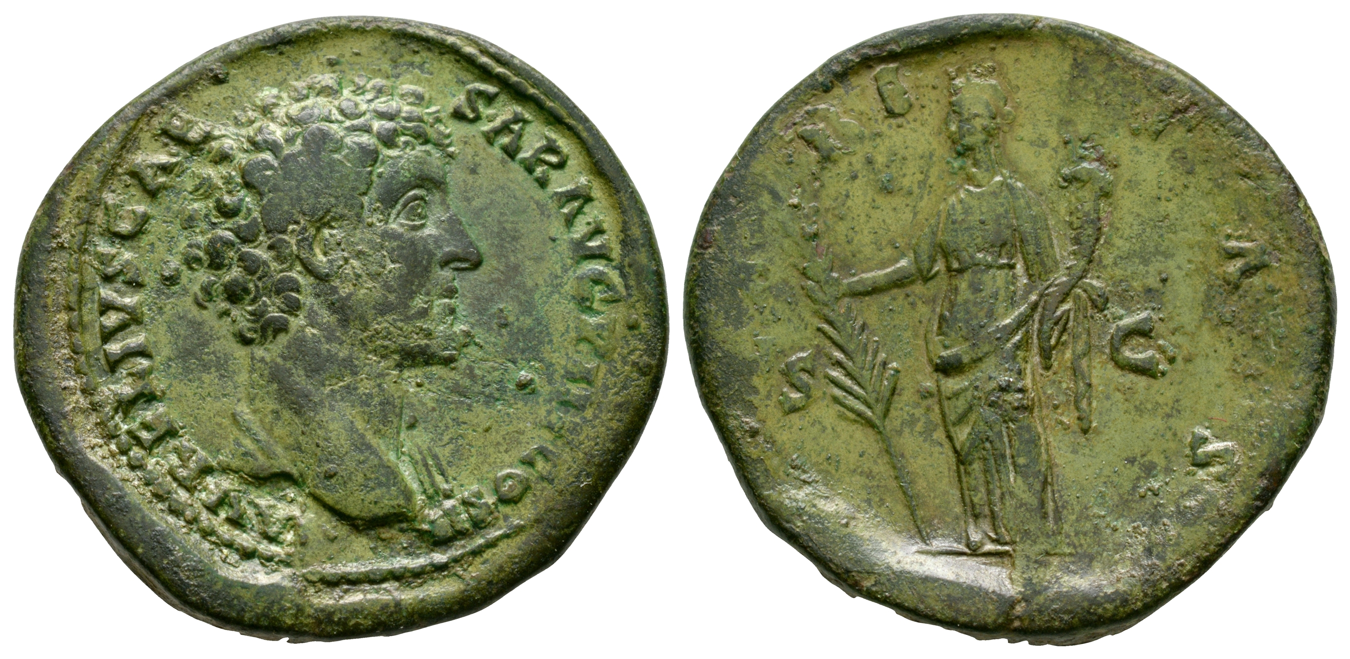 Imperial - Marcus Aurelius - Hilaritas Sestertius