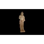 Gandharan Male Attendant Statue