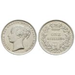 English Milled Coins - Victoria - 1865 - Shilling