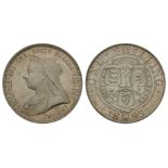 English Milled Coins - Victoria - 1893 - Shilling