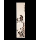 Chinese Scroll Painting with Eagle