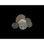 Ancient Byzantine Coins - Mixed Folles Group [7]