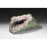 Large Amethyst Geode Half.