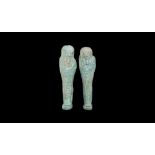 Egyptian Hieroglyphic Shabti Group