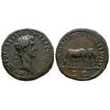 Roman Imperial Coins - Nerva - Mules Sestertius