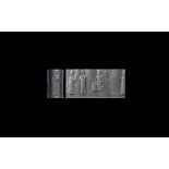Mesopotamian Cylinder Seal with Cuneiform Text