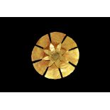 Phoenicio-Egyptian Gold Solar Rosette