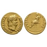 Roman Imperial Coins - Nero - Jupiter Gold Aureus