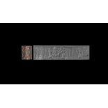 Akkadian Cylinder Seal with Inscription