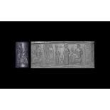 Babylonian Cylinder Seal - Ba'ilum, son of Hanzani'il