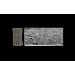 Cappadocian Cylinder Seal with Gods and Hero