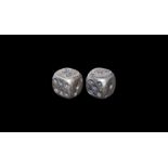 Roman Dice Pair