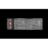 Mitanni Cylinder Seal with Animals