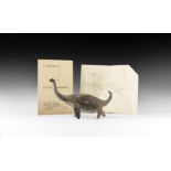 Plesiosaurus Model & Sketches by Vernon Edwards