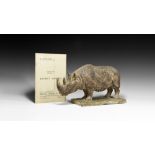 Woolly Rhinoceros Model by Vernon Edwards