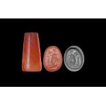 Western Asiatic Achaemenid Stamp Seal with Bust