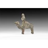 South Arabian Camel Rider Statuette