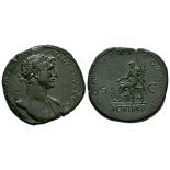 Roman Imperial Coins - Hadrian - Fortuna Sestertius