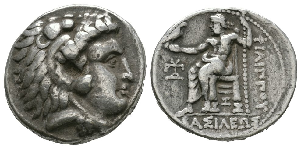 Macedonia - Philipp III - Zeus Tetradrachm