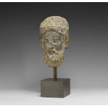 Gandharan Dionysus Head