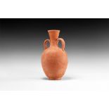 Roman Redware Two-Handled Vase