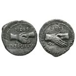 Pro Vitellian Forces - Clasped Hands Denarius