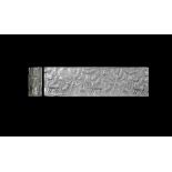 Large Cylinder Seal with God and Animals