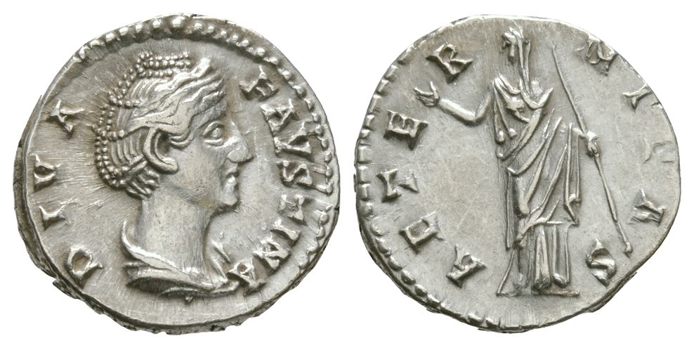 Faustina I - Aeternitas Denarius