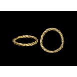 Viking Gold Twisted Ring