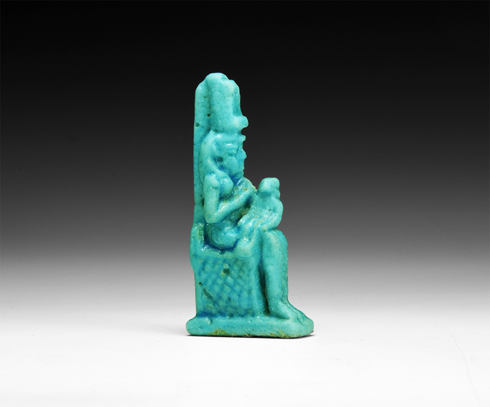 Egyptian Isis and Horus Amulet