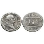 Roman Imperial Coins - Titus - Temple Cistophorus