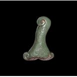 Islamic Mughal Jade Dagger Handle