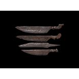 Roman Military Razor and Knife Group