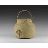 Byzantine Cauldron with Handle