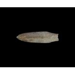 Stone Age British Bone Lancehead