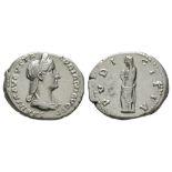 Roman Imperial Coins - Sabina - Pudicitia Denarius